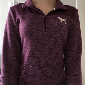 Maroon PINK quarter zip